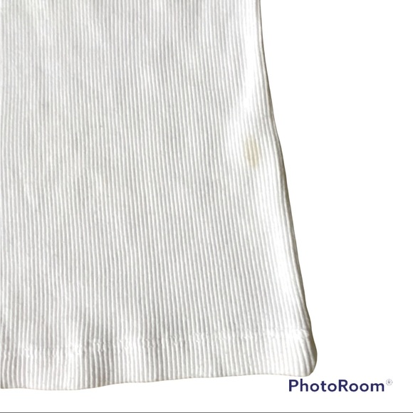 Tamara Catz Vintage 90s White Tank Top With Sequin Palm Tree Size - Small - Picture 4 of 6